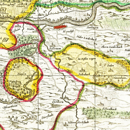 Historical city map  Test product horizontal 3 sizes