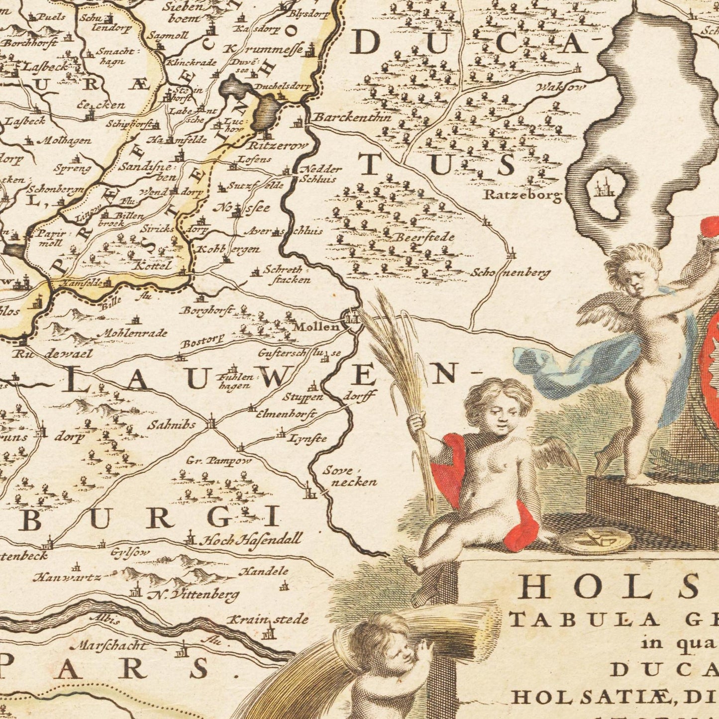 Historical city map  Test product horizontal 3 sizes