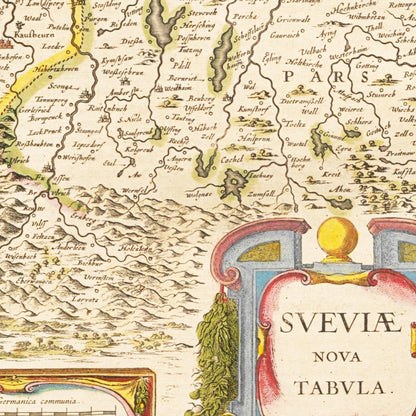 Historical city map  Test product horizontal 3 sizes