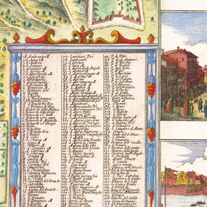 Historical city map  Test product horizontal 3 sizes