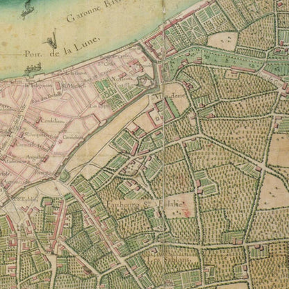 Historical city map  Test product horizontal 3 sizes