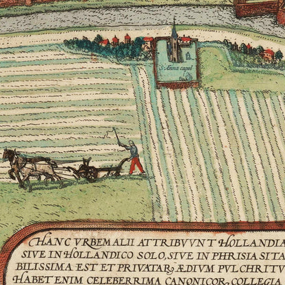 Historical city map  Test product horizontal 3 sizes