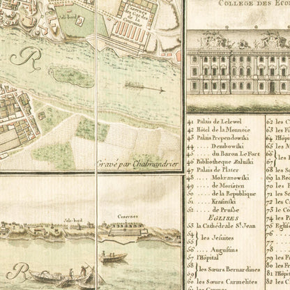 Historical city map  Test product horizontal 3 sizes