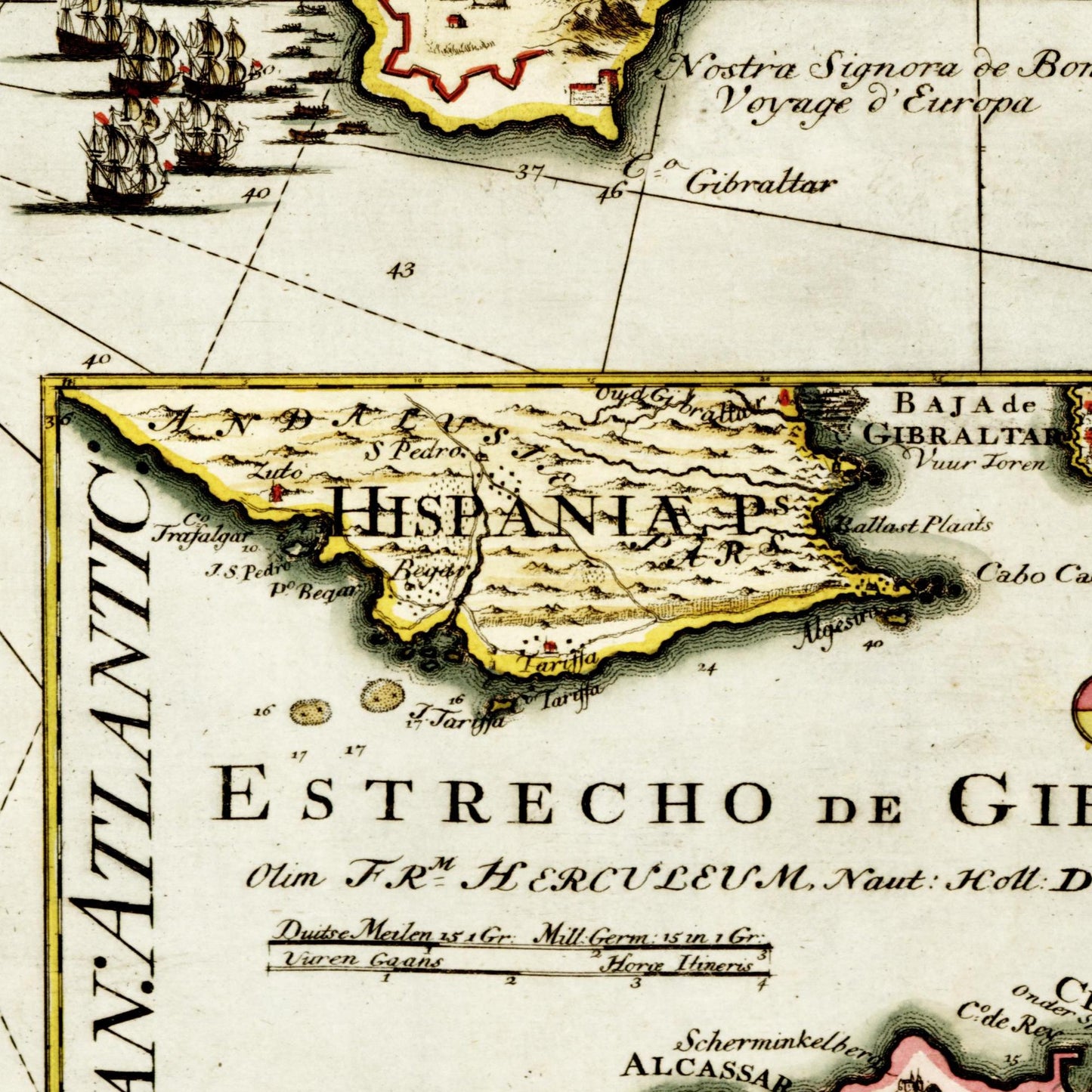 Historical city map  Test product horizontal 3 sizes