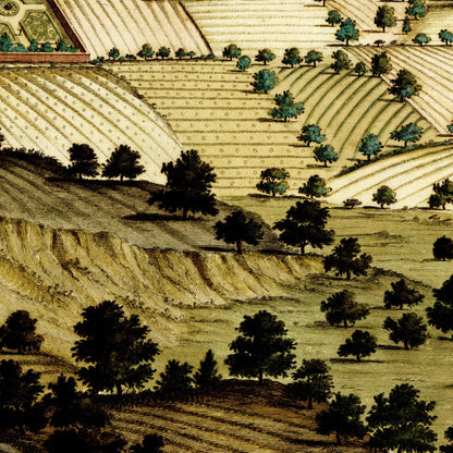 Historischer Stadtansicht Nizza um 1700