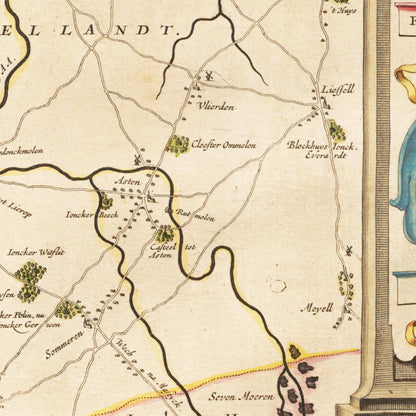 Historical city map  Test product horizontal 3 sizes