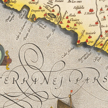 Historical city map  Test product horizontal 3 sizes