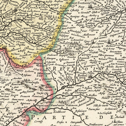 Historical city map  Test product horizontal 3 sizes