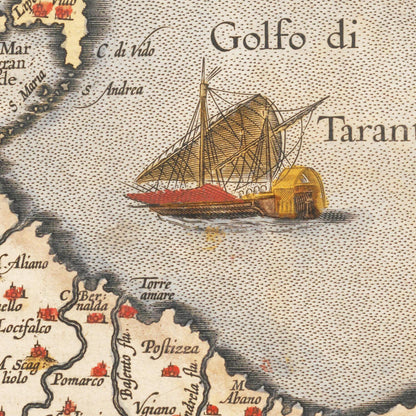 Historical city map  Test product horizontal 3 sizes