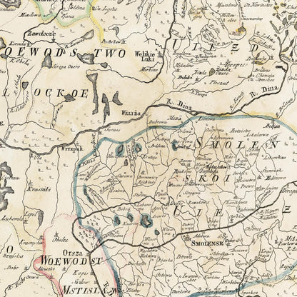 Historical city map  Test product horizontal 3 sizes