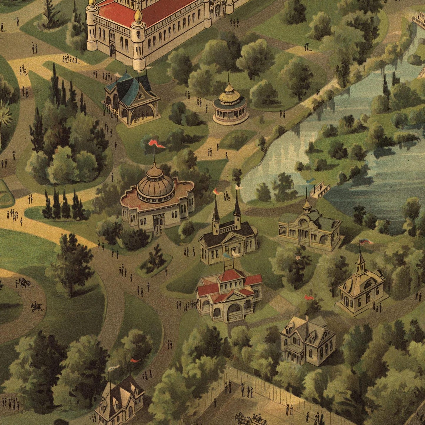 Historical city map  Test product horizontal 3 sizes