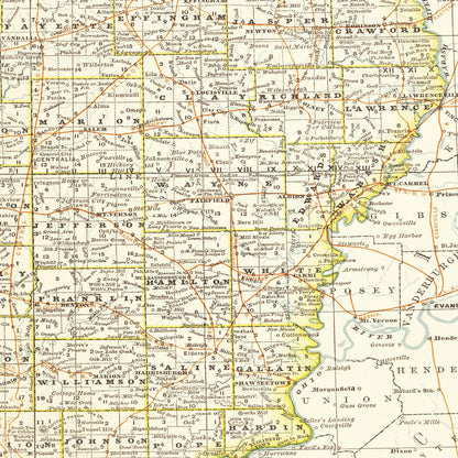Historical city map  Test product horizontal 3 sizes