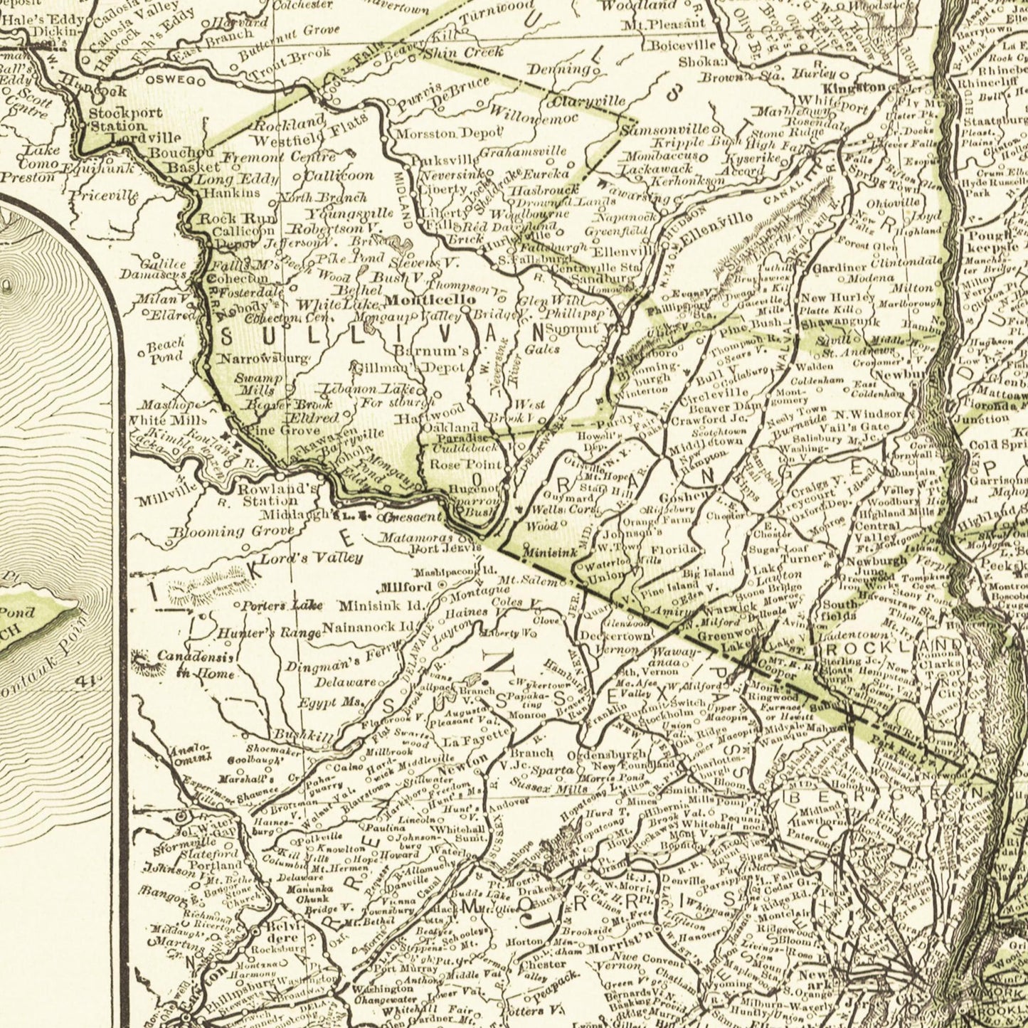 Historical city map  Test product horizontal 3 sizes