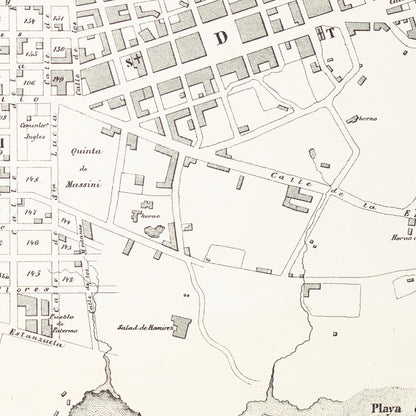Historical city map  Test product horizontal 3 sizes