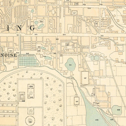 Historical city map  Test product horizontal 3 sizes