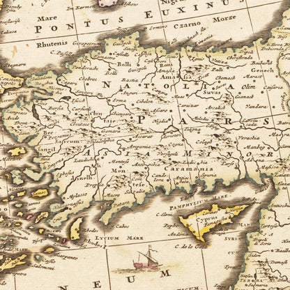 Historical city map  Test product horizontal 3 sizes