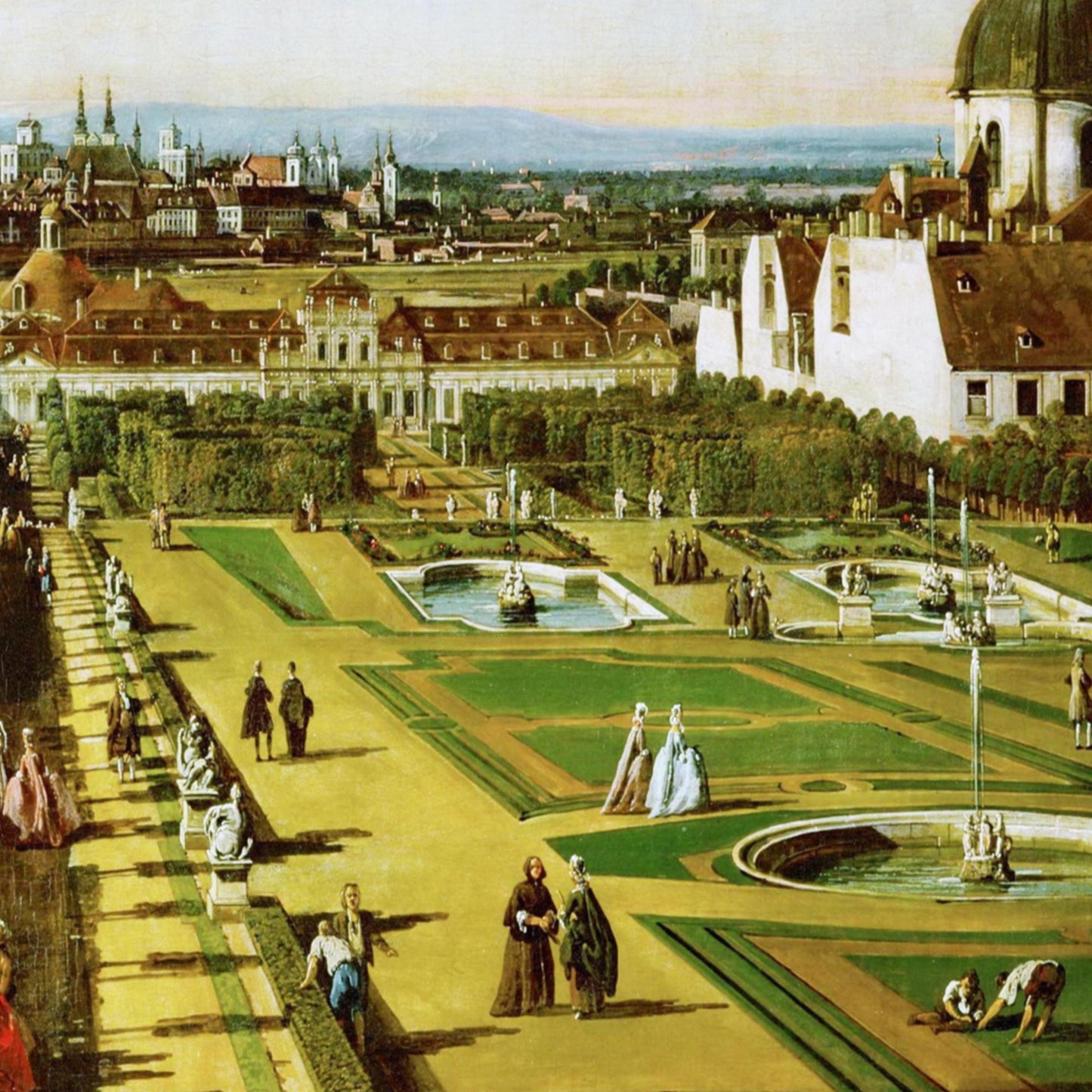 Historische Ansicht Wien um 1750