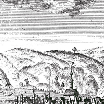 Historical city map  Test product horizontal 3 sizes