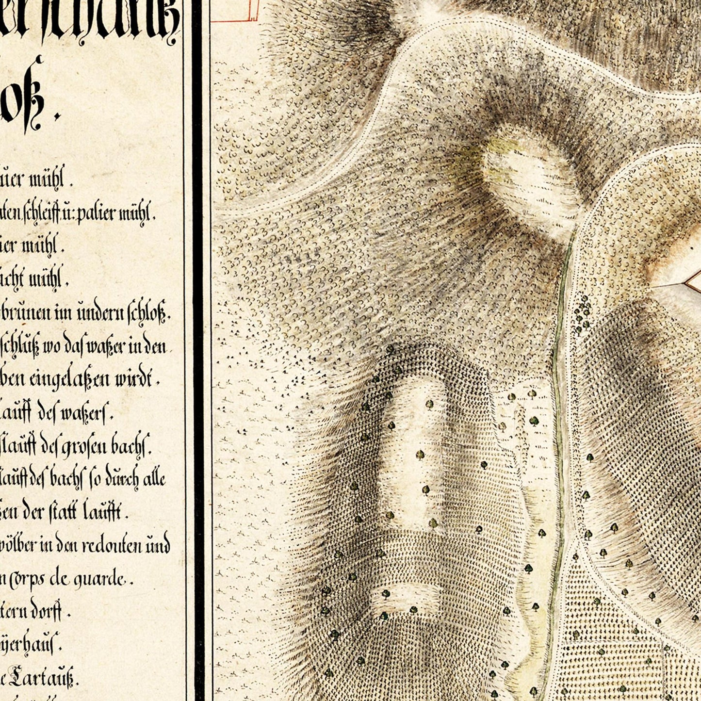 Historical city map  Test product horizontal 3 sizes