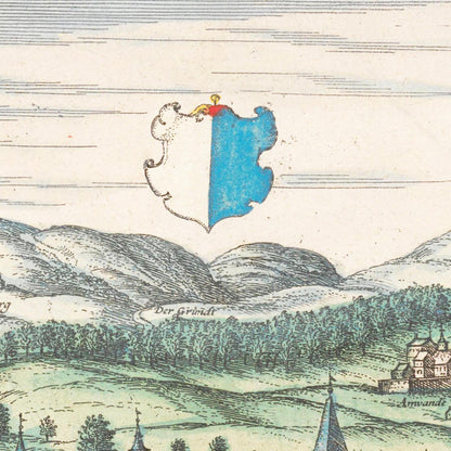 Historical city map  Test product horizontal 3 sizes