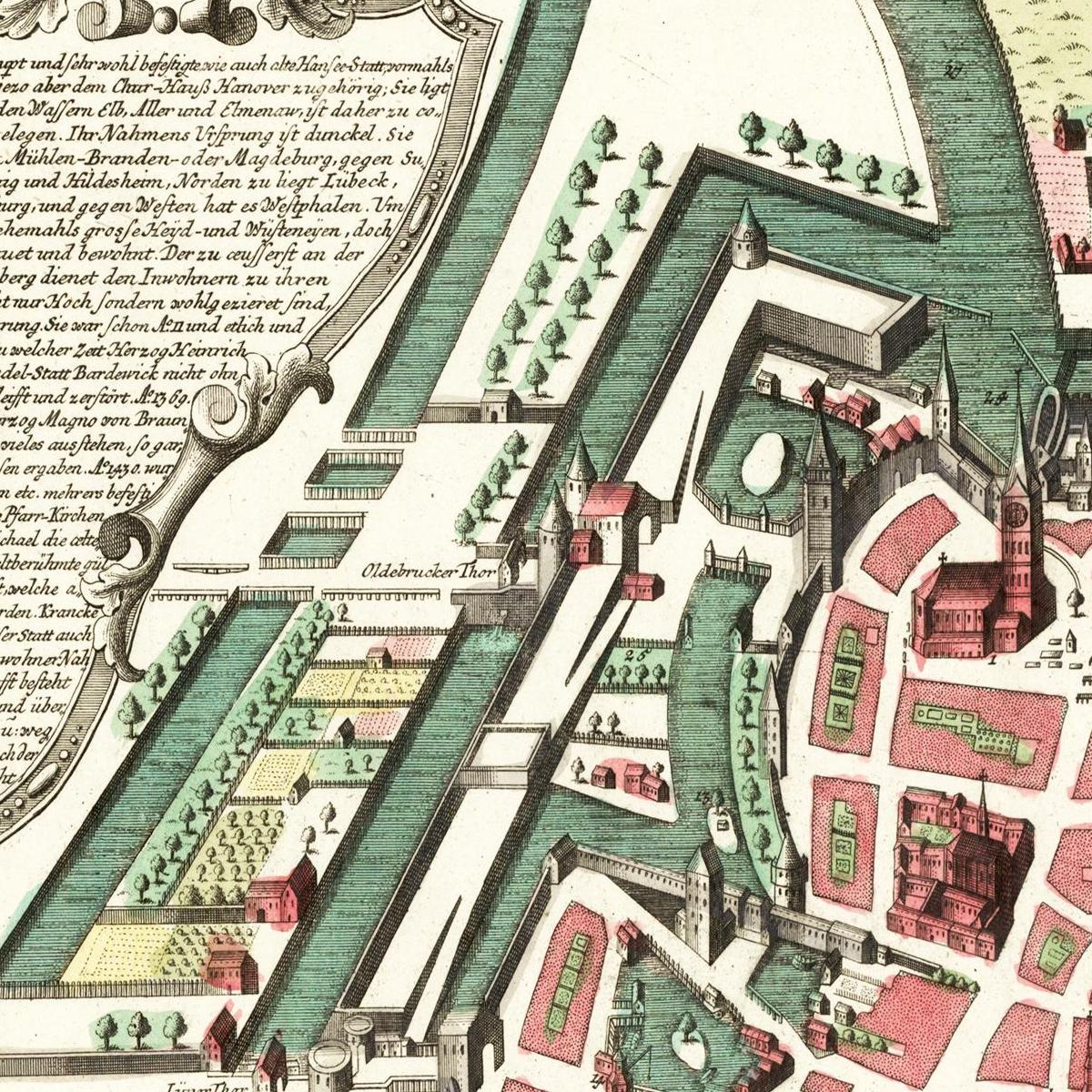 Lüneburg um 1740