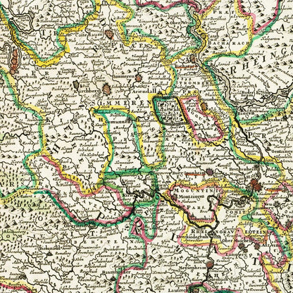 Historical city map  Test product horizontal 3 sizes