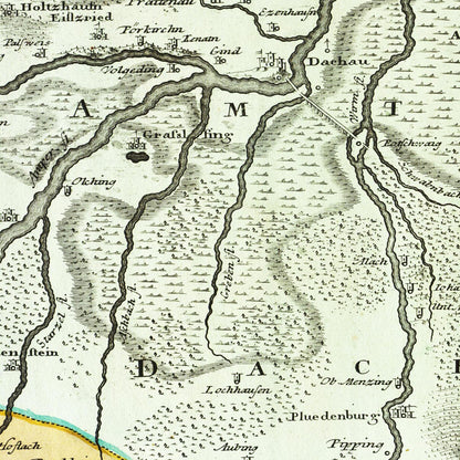 Historical city map  Test product horizontal 3 sizes