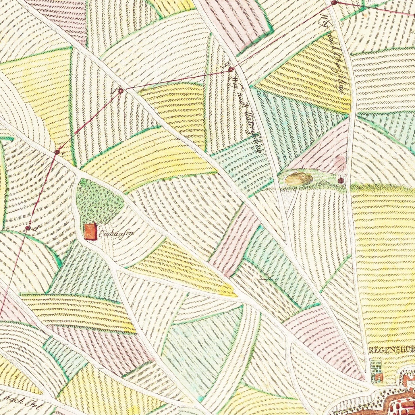 Historical city map  Test product horizontal 3 sizes