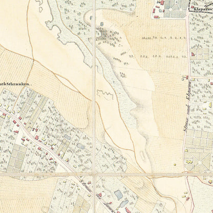 Historical city map  Test product horizontal 3 sizes