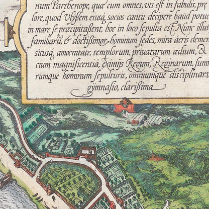 Historical city map  Test product horizontal 3 sizes