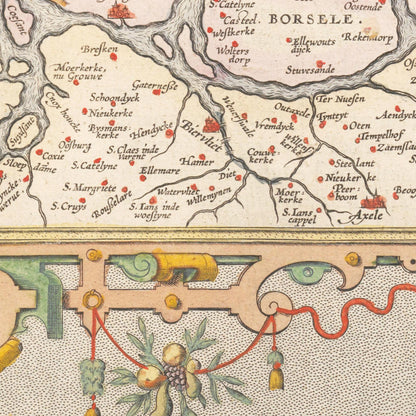 Historical city map  Test product horizontal 3 sizes