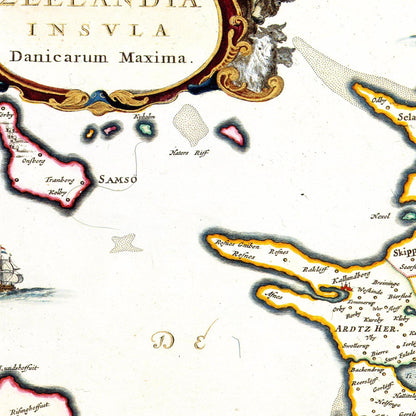 Historical city map  Test product horizontal 3 sizes