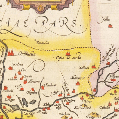 Historical city map  Test product horizontal 3 sizes