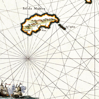 Historical city map  Test product horizontal 3 sizes