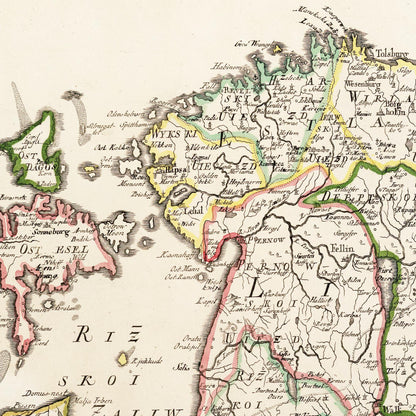 Historical city map  Test product horizontal 3 sizes