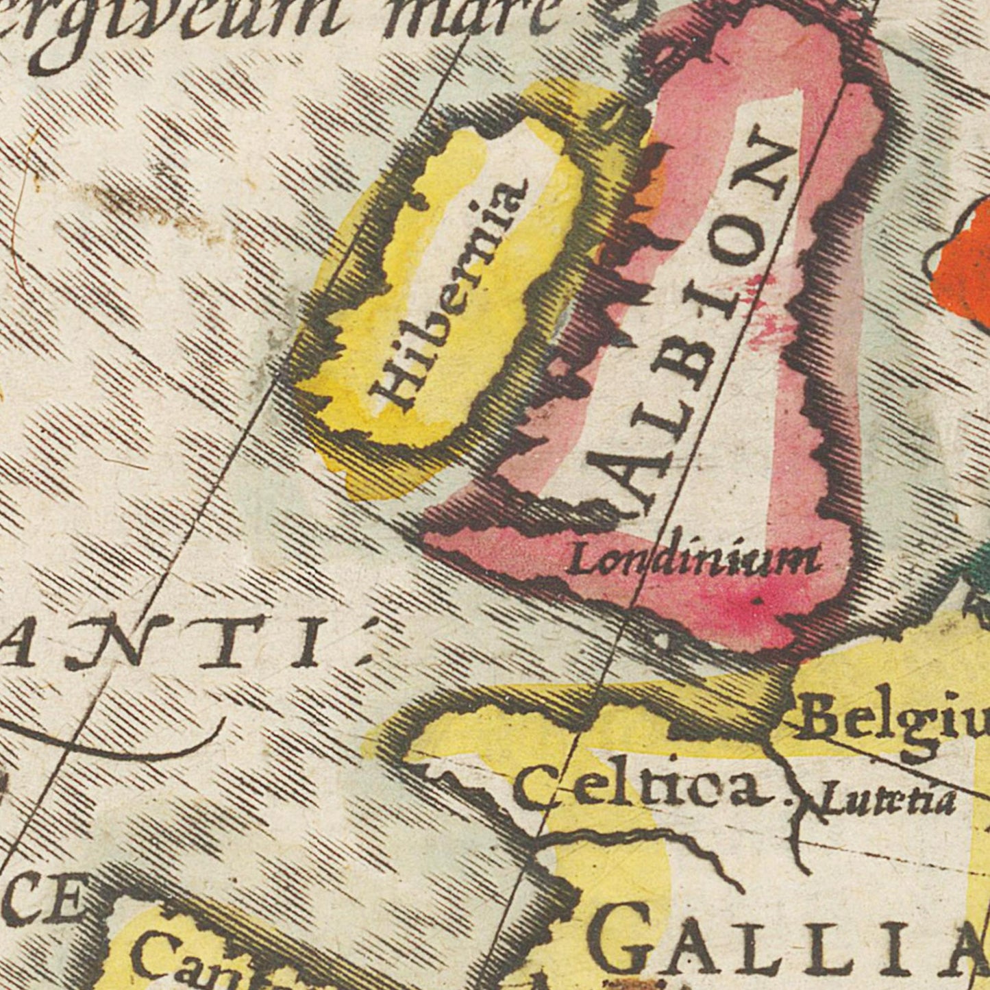 Historische Landkarte Römisches Reich um 1609
