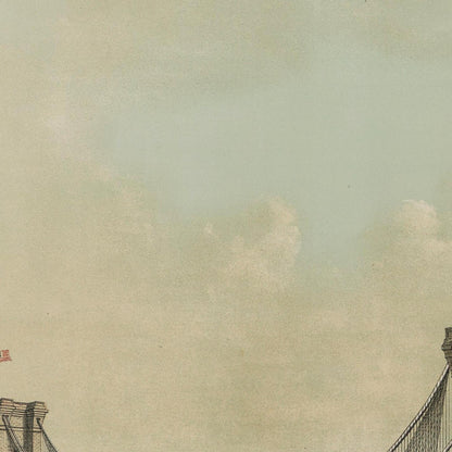 Historische Stadtansicht New York City um 1892