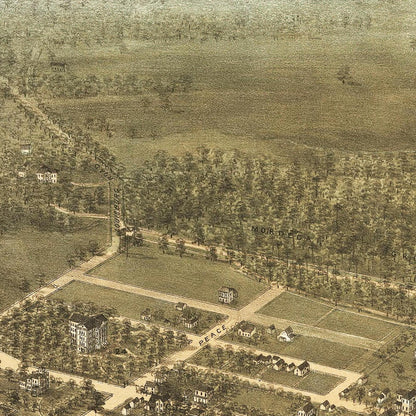 Historical city map  Test product horizontal 3 sizes