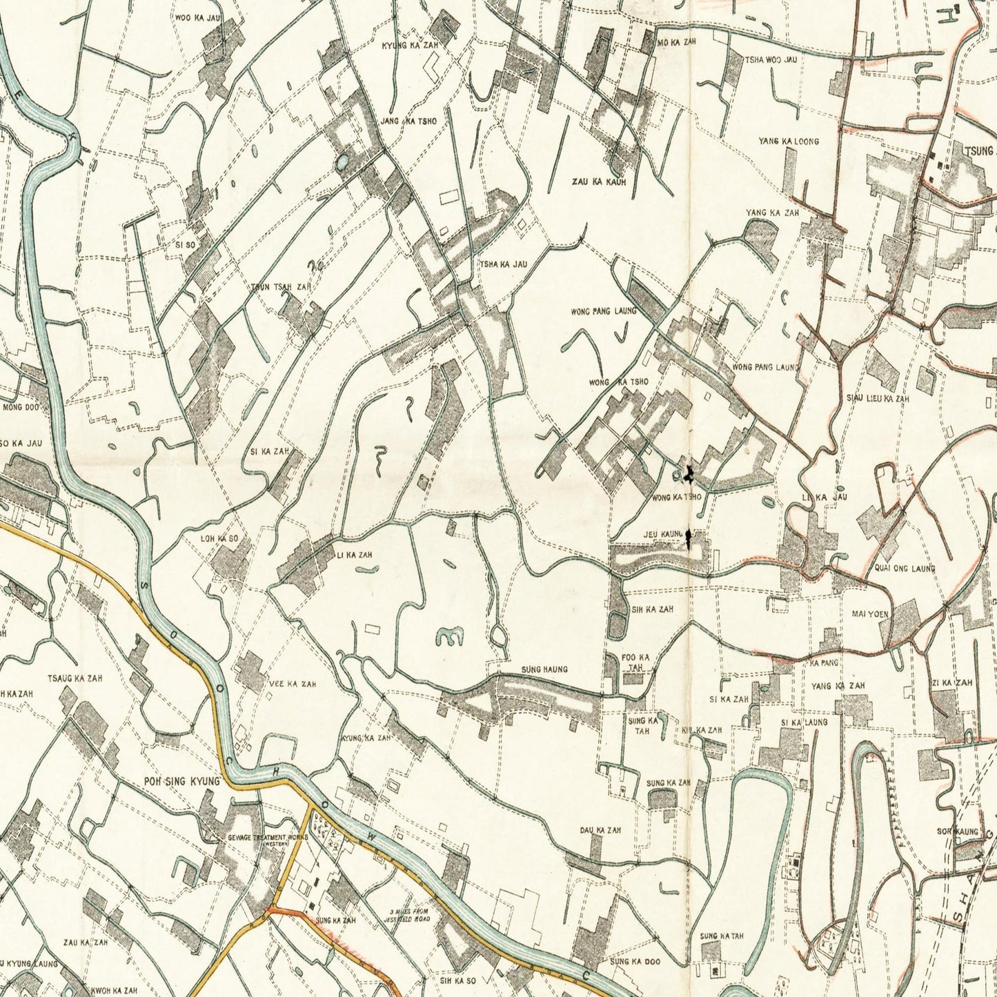 Historical city map  Test product horizontal 3 sizes