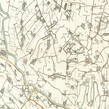 Historical city map  Test product horizontal 3 sizes