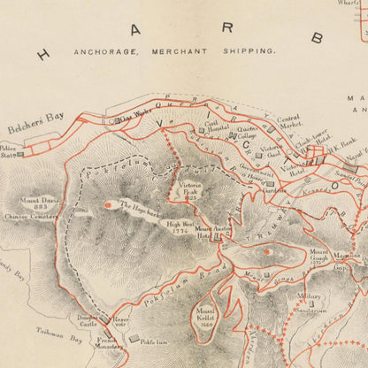 Historical city map  Test product horizontal 3 sizes