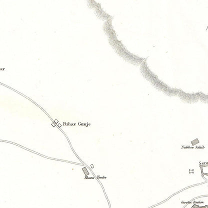 Historical city map  Test product horizontal 3 sizes