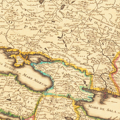 Historical city map  Test product horizontal 3 sizes