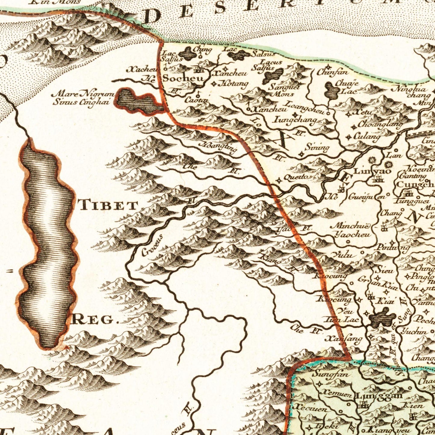 Historical city map  Test product horizontal 3 sizes