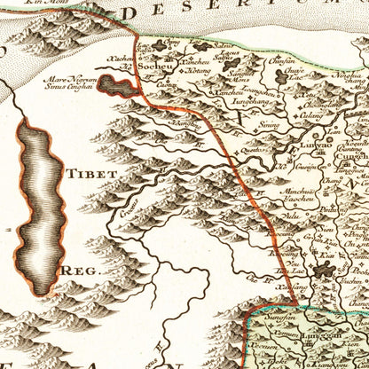 Historical city map  Test product horizontal 3 sizes