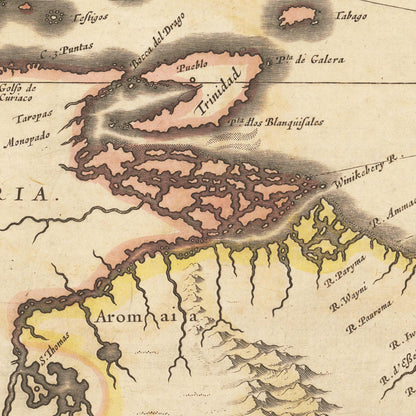 Guyana um 1638