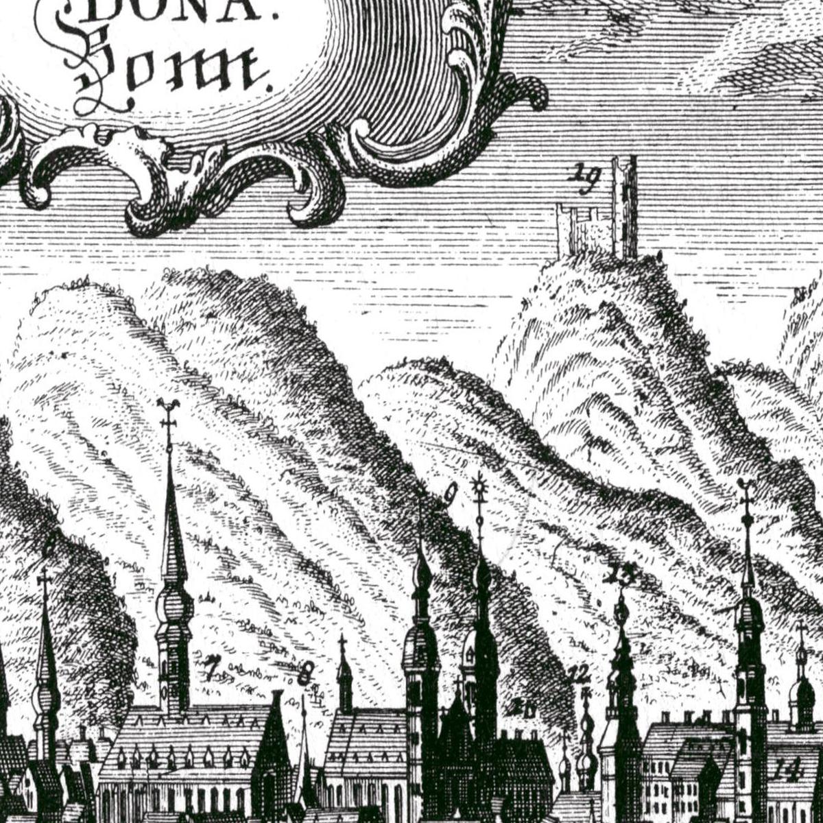 Historische Stadtansicht Bonn um 1700