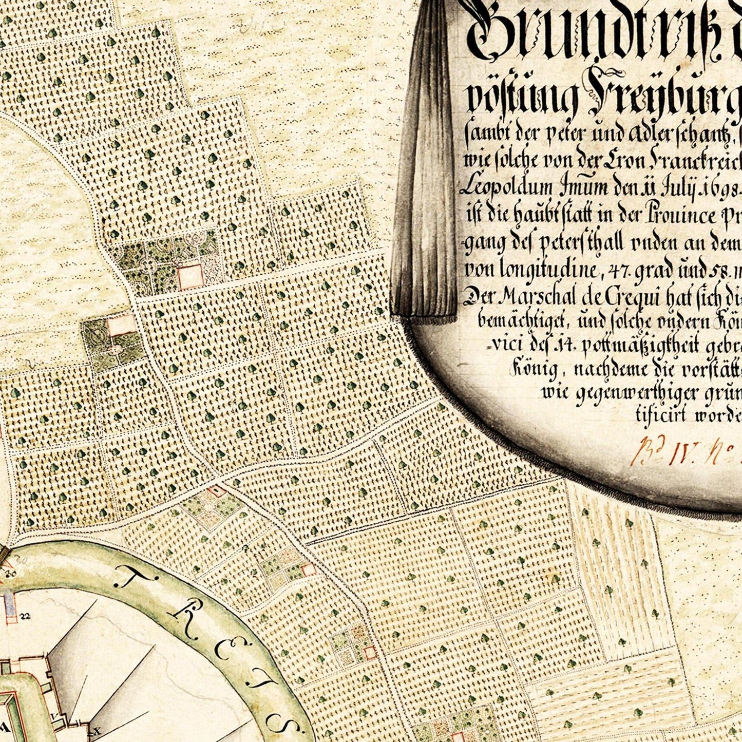 Historical city map  Test product horizontal 3 sizes