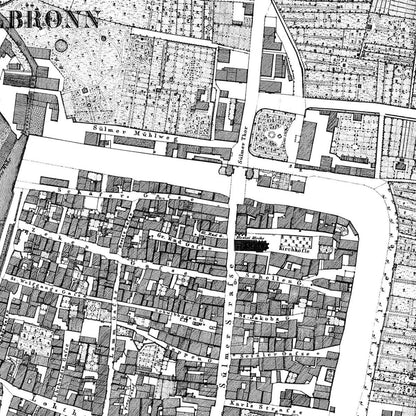 Historischer Stadtplan Heilbronn um 1834