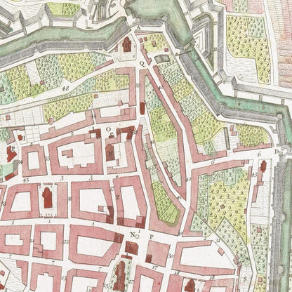 Historical city map  Test product horizontal 3 sizes